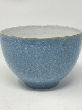 Denby Elements Blue Stoneware Noodle Bowl (2 available $40 EACH)